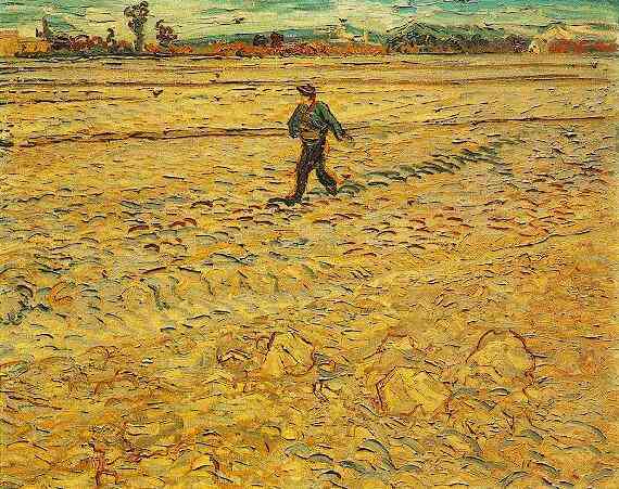 the sower farm - Van Gogh Painting On Canvas